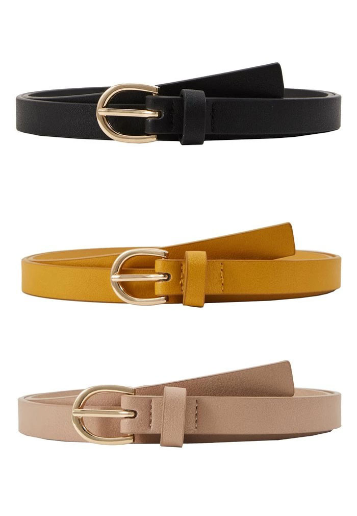 Ceinture ANNA FIELD Anna Field 3 Pack Noir Femme | PED-2388880